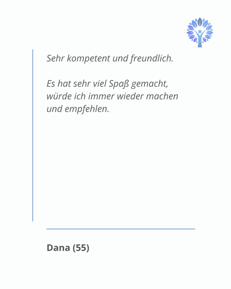 Feedback Dana Website neu linksbündig